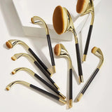 9 PCs Angle Makeup brush set