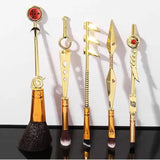 Gold Naruto Makeup Brushes(anime)