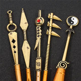 Gold Naruto Makeup Brushes(anime)