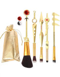 Gold Naruto Makeup Brushes(anime)